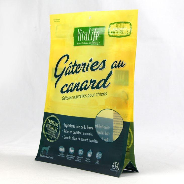 Bag Bwyd Cŵn Gyda Ffenestr