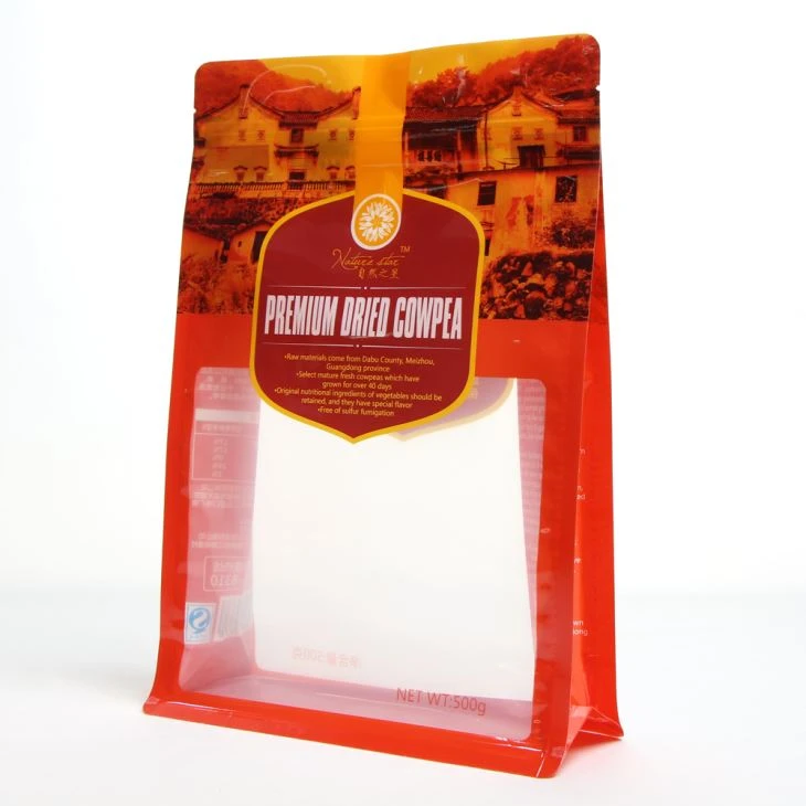 Bag Bwyd Ziplock Gyda Ffenestr Clir