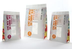 Bagiau Gwaelod Gwastad Ochr Gusset Ar gyfer Byrbrydau Cnau