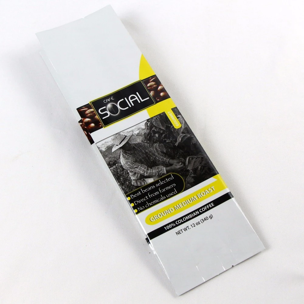 Bag Pecynnu Coffi Gusset Ochr Ffoil Alwminiwm Aluminum Foil Side Gusset Coffee Packaging Bag