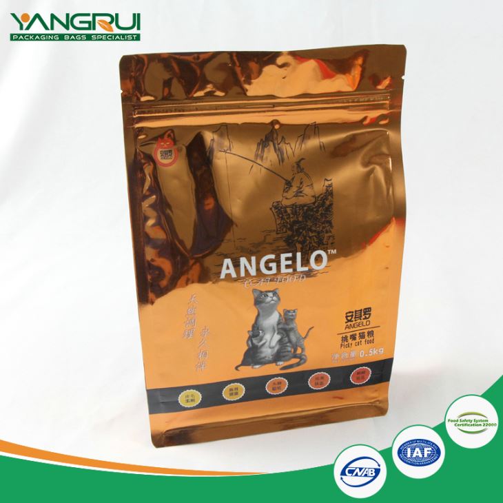 Bag Plastig Wedi'i selio Eight Side Zipper Stand Up Zipper