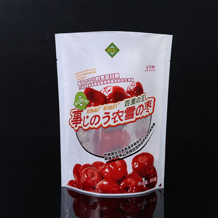 Bag Pecynnu Byrbrydau Ffoil Alwminiwm Stand Up