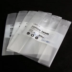 Side Gusset Cotton Swab Plastic Packaging Bags