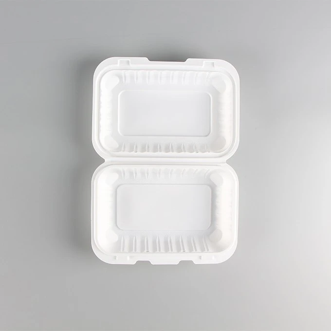 9x6inch Black Microwavable Eco Friendly Disposable Take Out Food Container Deli Plastic BentoLunch Box