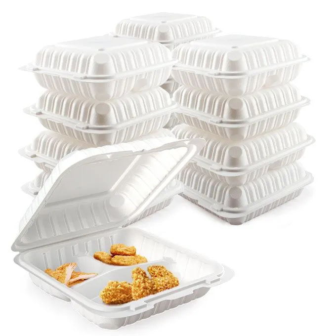 Ffatri Pris Sgwâr Du Caead Colyn Plastig Mynd Allan Pecynnu Bwyd Blychau Cyw Iâr wedi'u Ffrio Cynhwysydd Bwyd Ar Gyfer Siop Deli