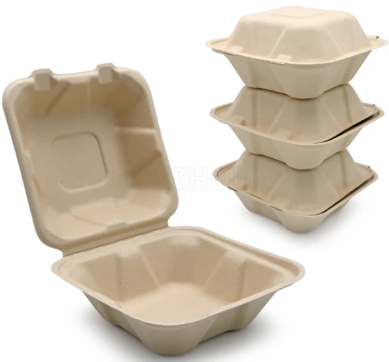 Cynhwysyddion Bwyd Bagasse I Fynd