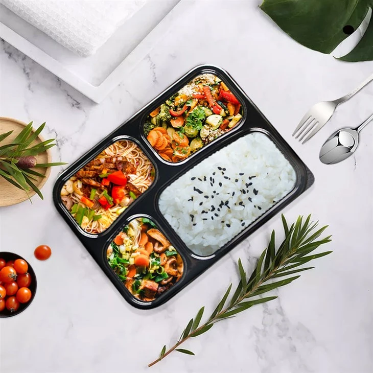 Blwch Bwyd tafladwy Bento