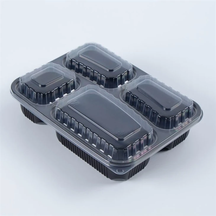 Black Meal Prep Food Container