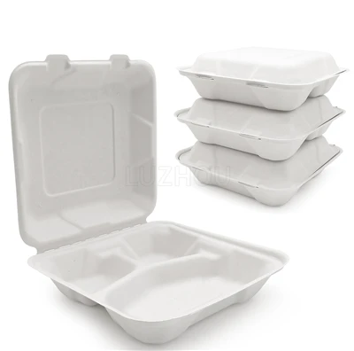 Cynhwysyddion Bagasse Bwyd I Fynd