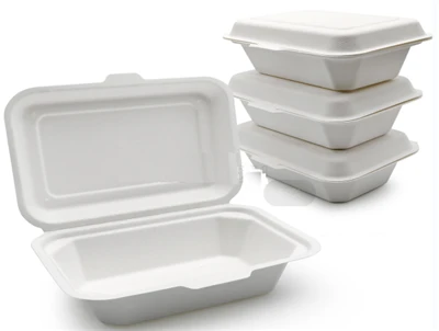 Cynhwyswyr Bagasse I Fynd Gyda Chaeadau