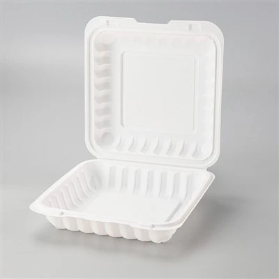 Clamshell 9x9 Inch MFPP Cynhwysydd i Fynd
