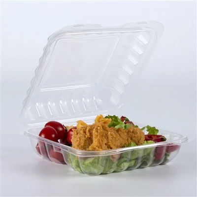 Cynhwysyddion Blwch Bento clir y gellir eu taflu