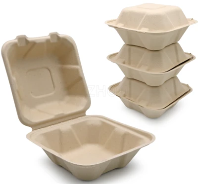 Cynhwysyddion Bagasse To Go tafladwy