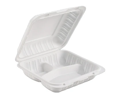 Cynhwysydd Bwyd MFPP Gwyn 28 owns To-Go