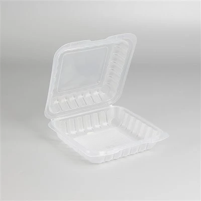 Blwch Bento Tafladwy Tryloyw