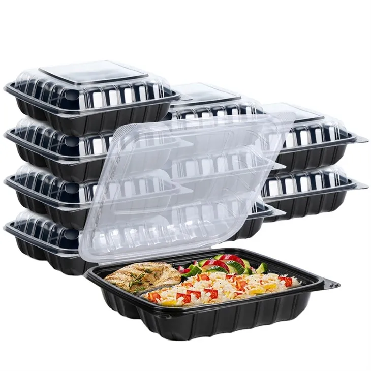 Cynhwysydd Bwyd Allan â Phlastig