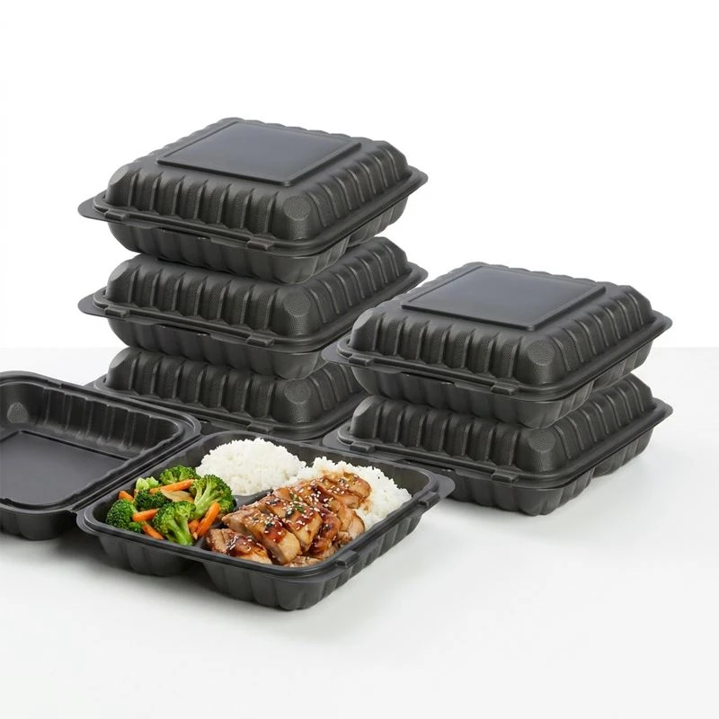 Cynhwysyddion Plastig Takeout Gyda Chaeadau