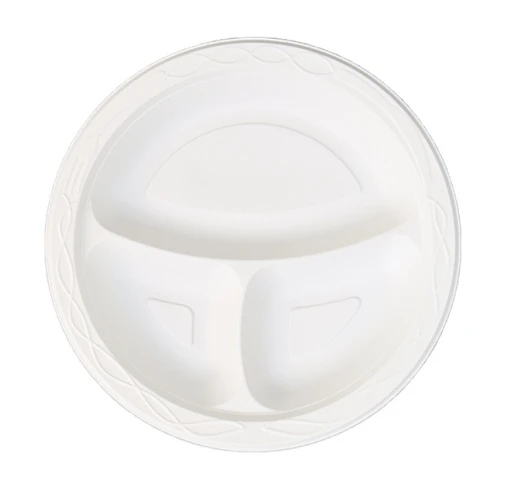 Black and White MFPP Round Plate