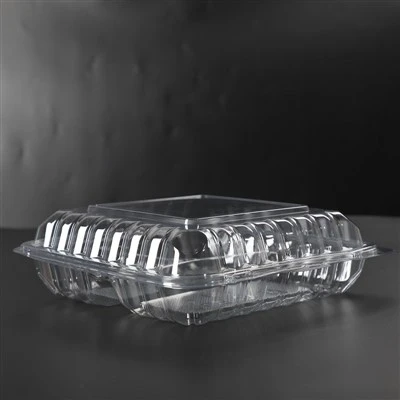 PET Plastic Hinged Container